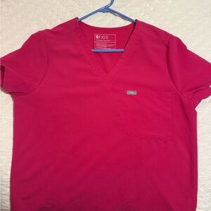 FIGS Women’s Ultra Rose, 1 pocket casma Scrub Shirt